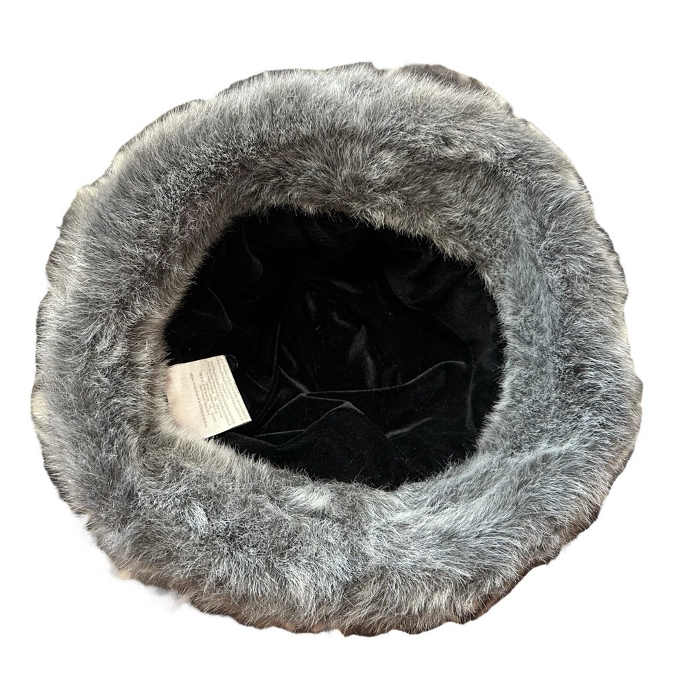 Liz Claiborne Faux Fur Bucket Hat Womens Vintage Y2K - Picture 3 of 5